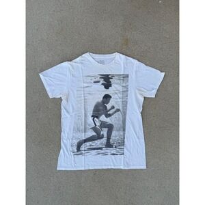 Muhammad Ali Graphic Mens Small T-Shirt - White Boxing Tee